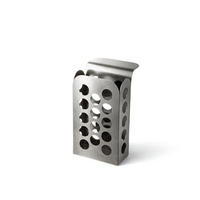 KÜCHENUTENSILIENHALTER - Edelstahlfarben, Basics, Metall (7/12/7cm) - HAPPY SINKS
