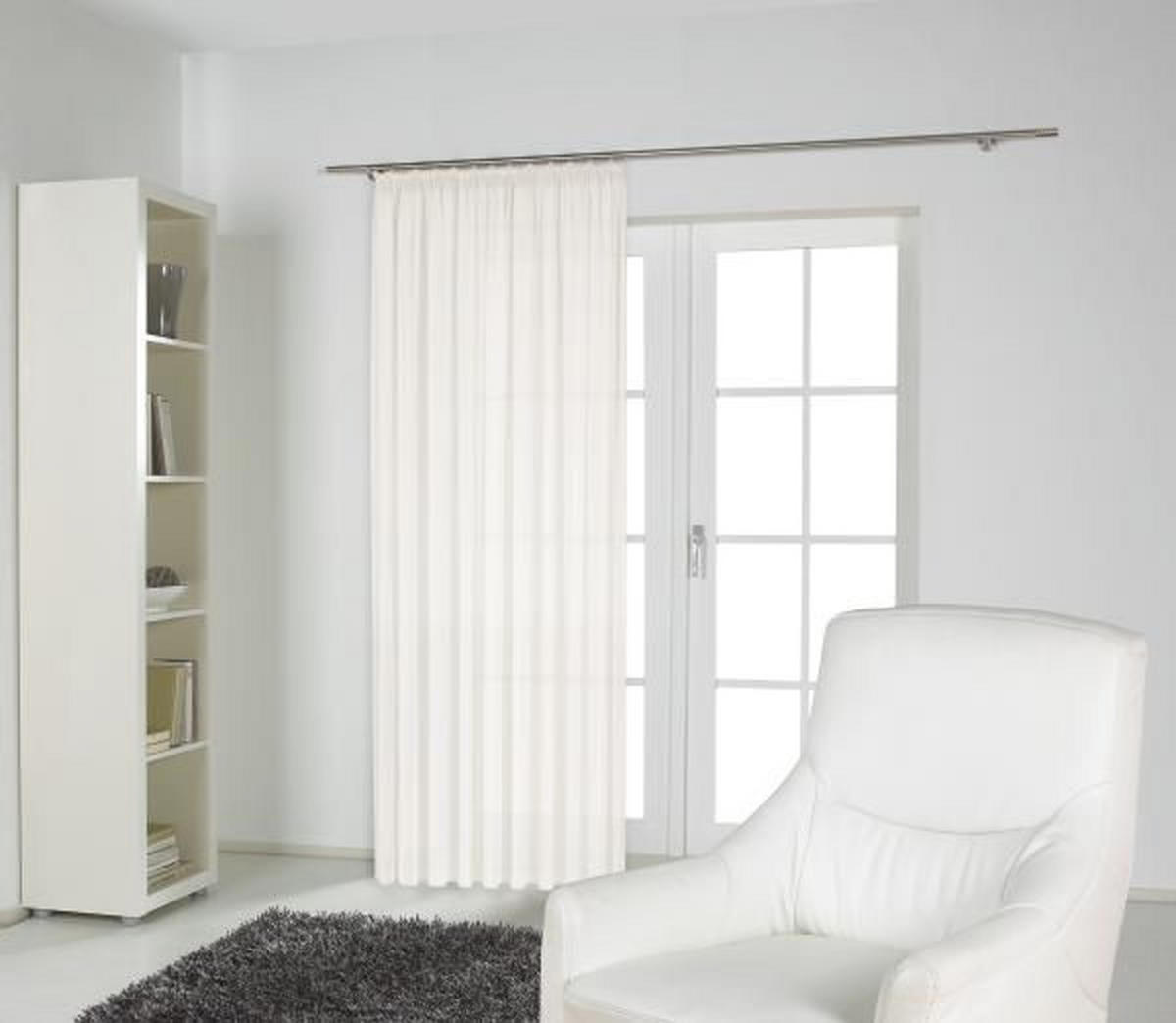 KUSOVÁ ZÁCLONA, 300/175 cm - přírodní barvy, Basics, textil (300/175cm) - Esposa