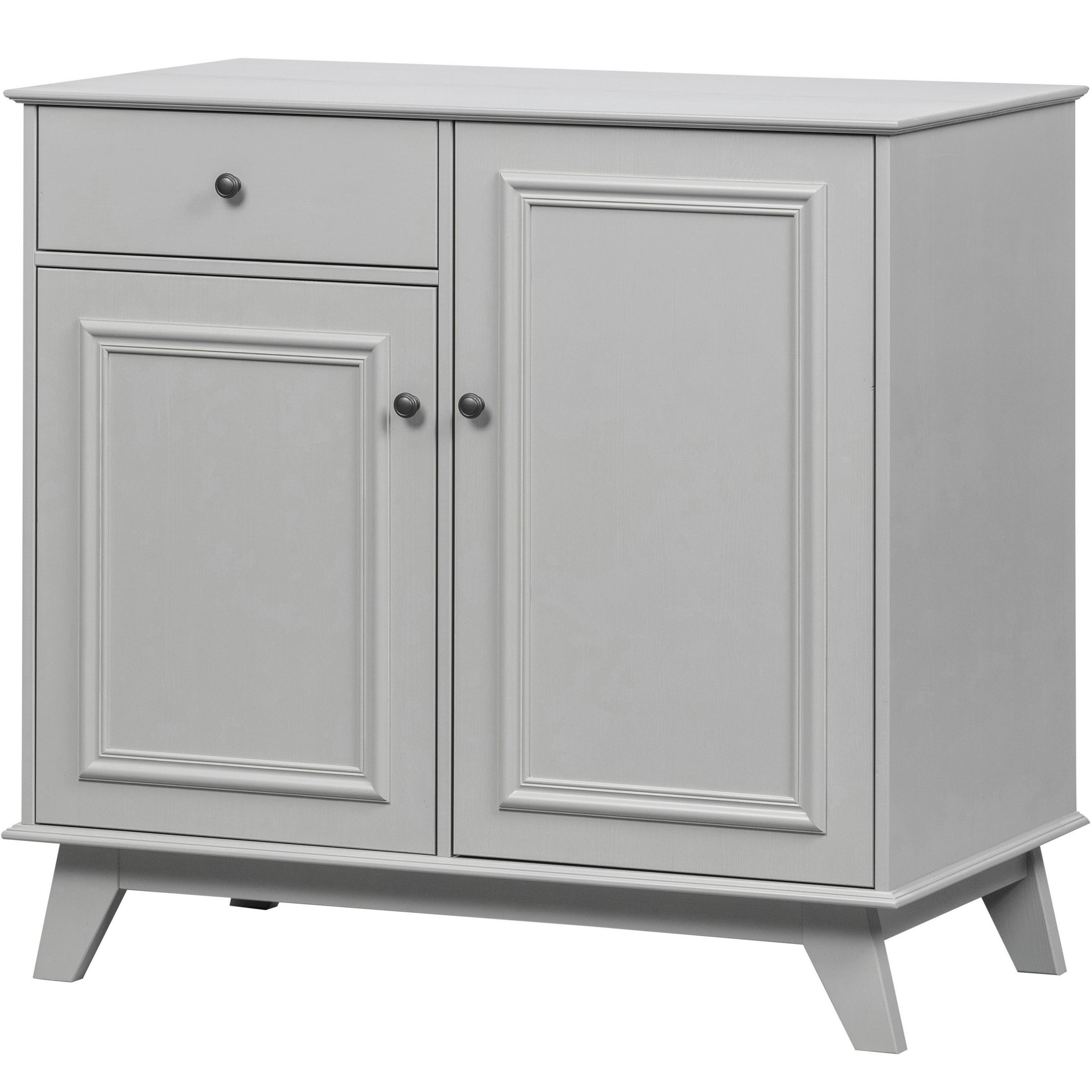 KOMMODE Lily, 98/93/55 cm, 1 Schublade(n)  - Schwarz/Grau, Design, Holz/Metall (98/93/55cm) - Livetastic