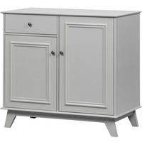 KOMMODE Lily, 98/93/55 cm, 1 Schublade(n)  - Schwarz/Grau, Design, Holz/Metall (98/93/55cm) - Livetastic
