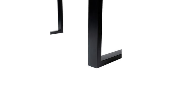 ESSTISCH 180/90/76 cm Echtholz  Holz, Metall Schwarz, Akaziefarben  - Schwarz/Akaziefarben, Design, Holz/Metall (180/90/76cm) - Carryhome