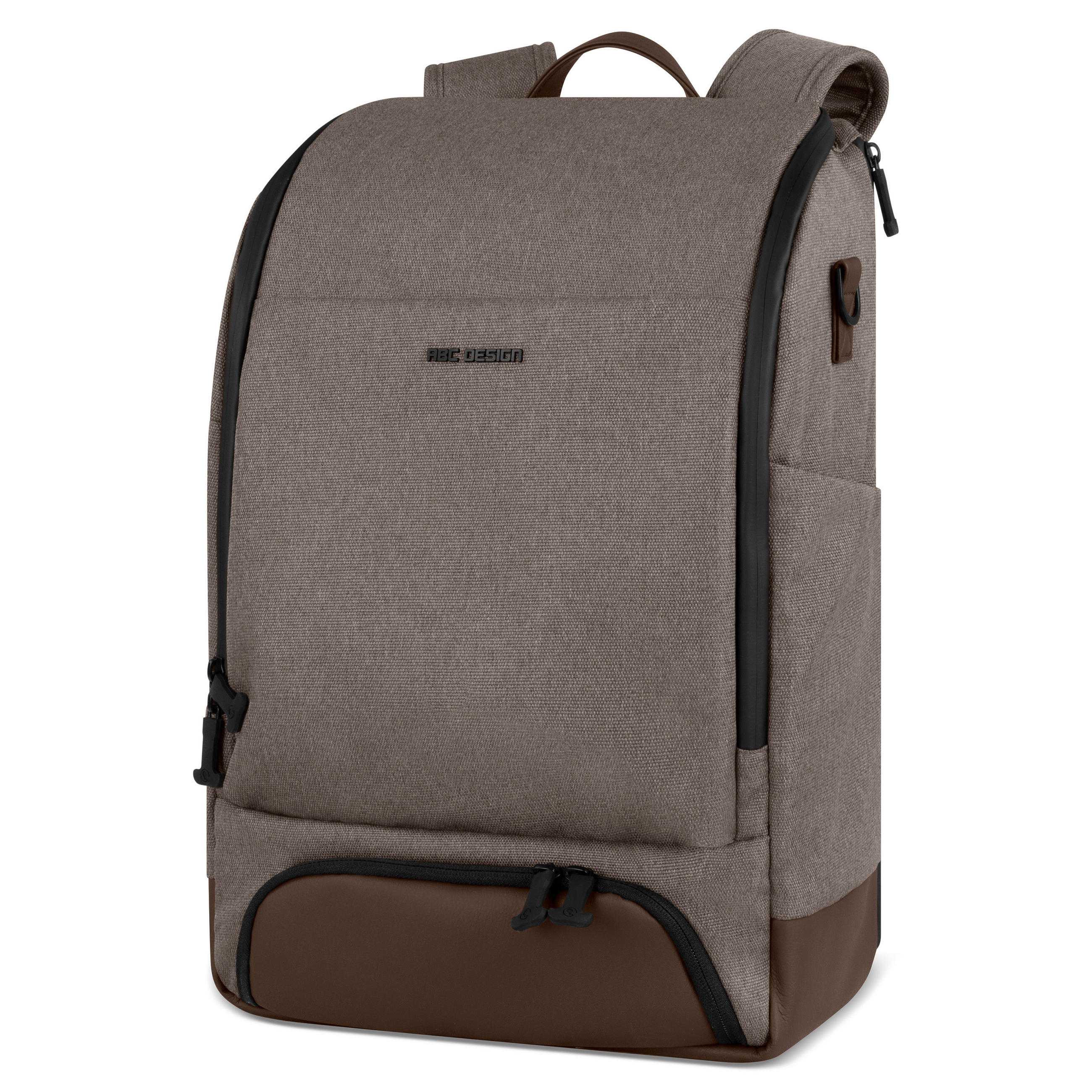 WICKELRUCKSACK Active  - Graubraun, Basics, Textil (44/30/17cm) - ABC Design