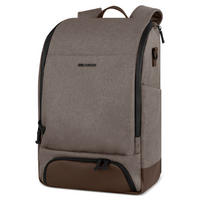 WICKELRUCKSACK Active  - Graubraun, Basics, Textil (44/30/17cm) - ABC Design