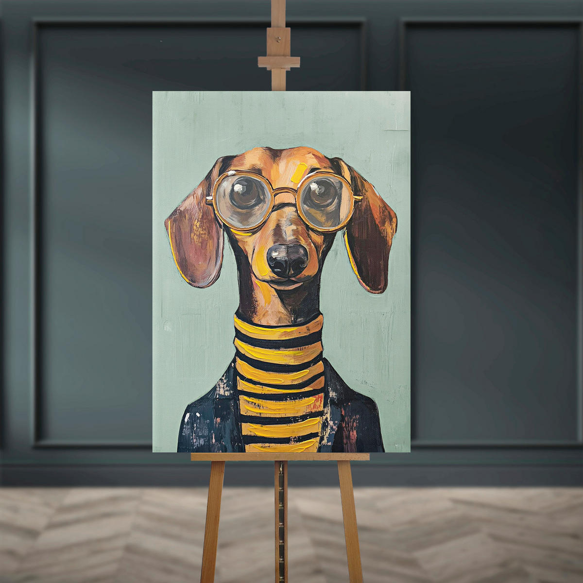 LEINWANDBILD Tiere 70/100 cm  - Multicolor, Basics, Holz/Textil (70/100cm)