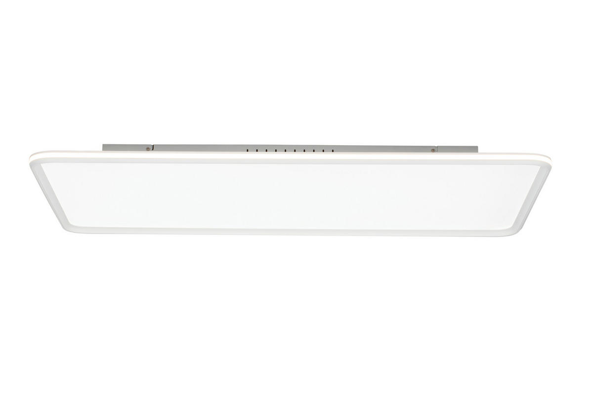 LED-DECKENLEUCHTE Bosona 110/60/7 cm  - Weiß, Basics, Kunststoff/Metall (110/60/7cm) - Novel