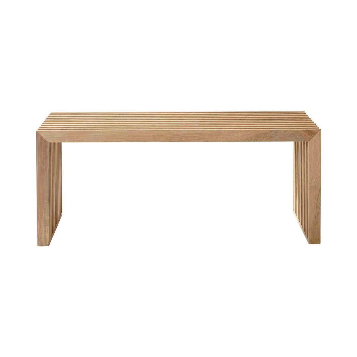 SITZBANK Holz Teakfarben  - Teakfarben, Konventionell, Holz (104/43/35cm) - MID.YOU