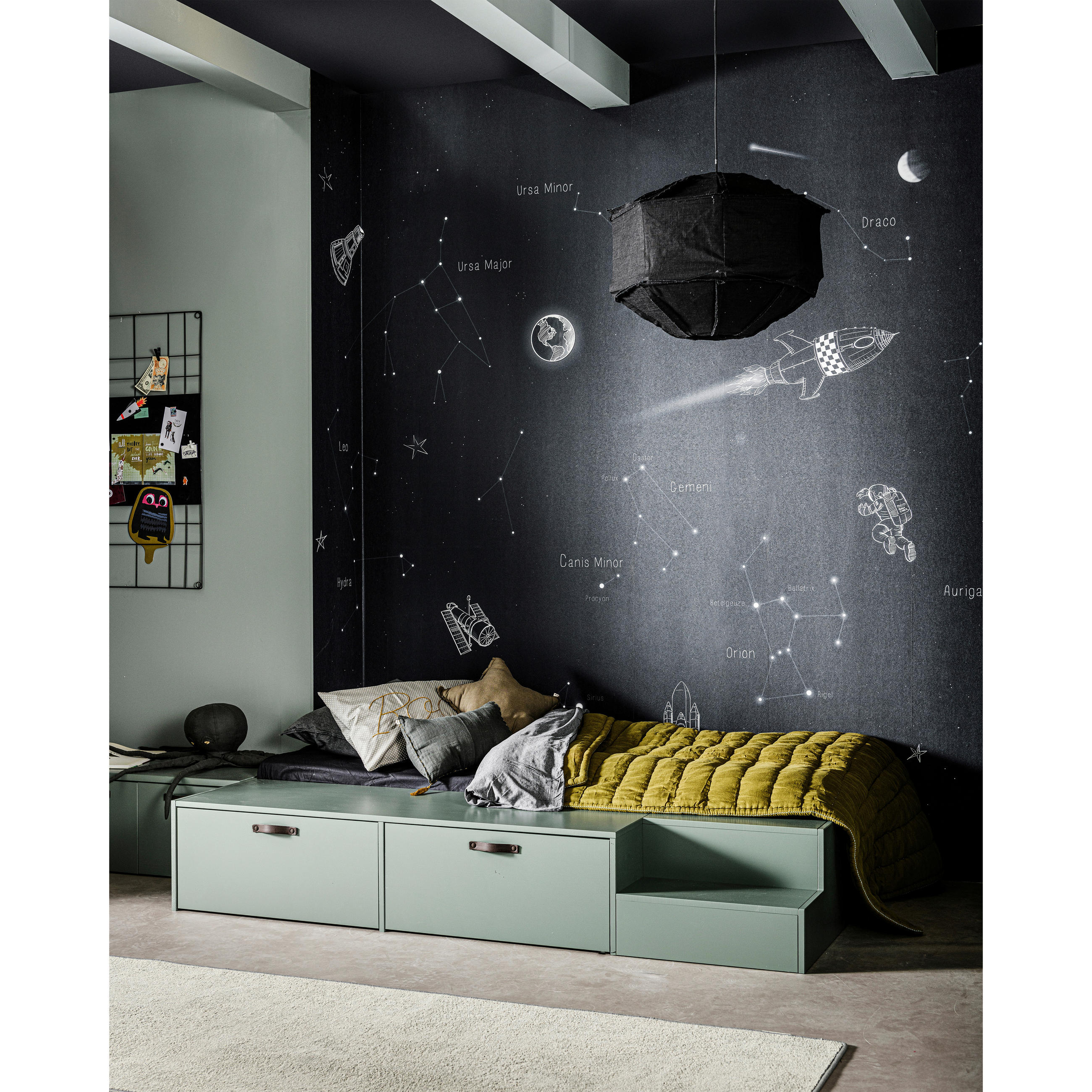 BETT 80/200 cm  in Dunkelgrün  - Dunkelgrün, Design, Holz (80/200cm) - Livetastic