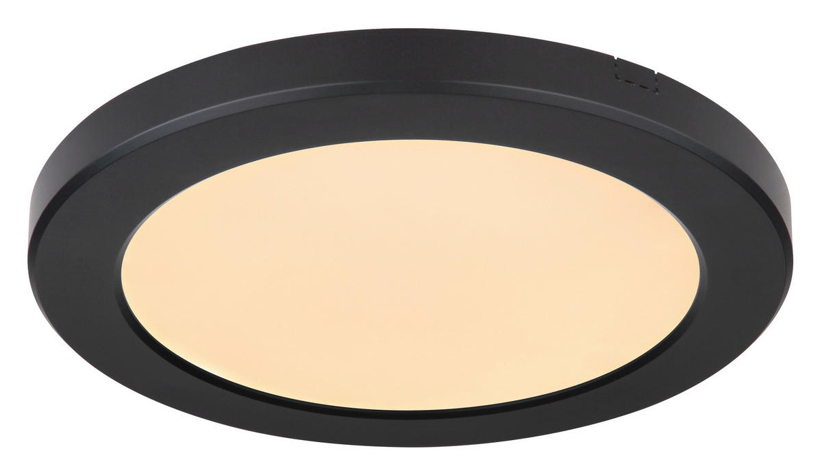 LED SVJETILJKA STROPNA  - crna, Basics, plastika (22/1,8cm) - Boxxx