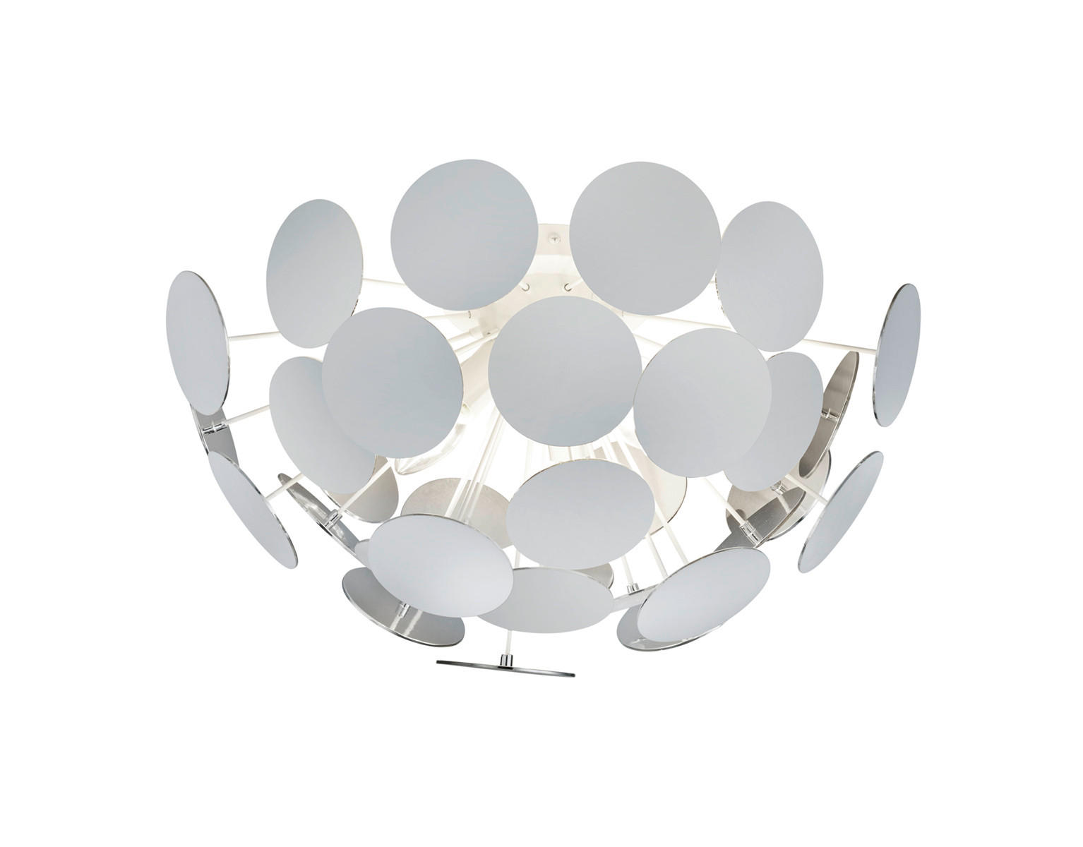 DECKENLEUCHTE 54/30 cm - Weiss, Design, Kunststoff/Metall (54/30cm) - Trio Leuchten