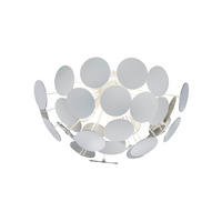 TAKLAMPA Discalgo 54/30 cm  - vit, Design, metall/plast (54/30cm) - Trio Leuchten
