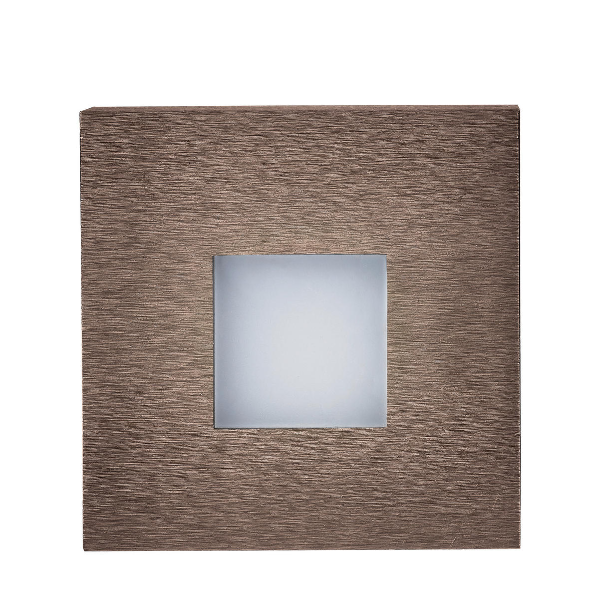 LED-WANDLEUCHTE Aera  - Bronzefarben, Design, Metall (10/10/10cm) - Grossmann