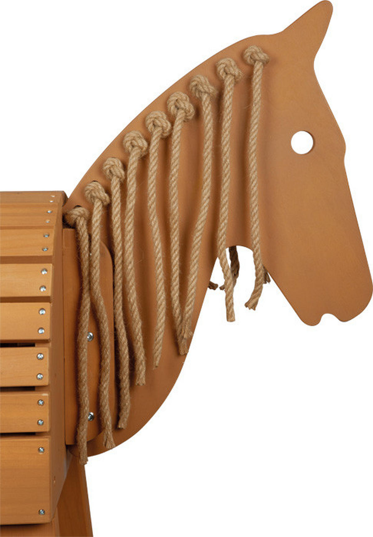 KLETTERGERÜST - Braun, Basics, Holz (111/111/53cm) - small foot