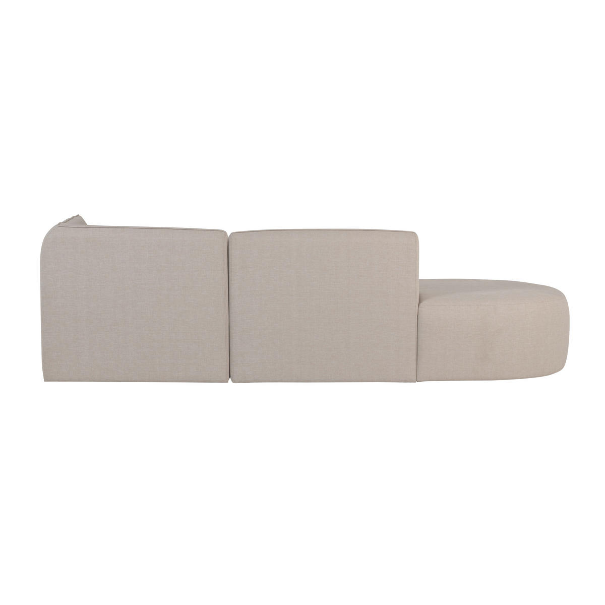 LOUNGEGARNITUR  258/168 cm  Aluminium  - Naturfarben, MODERN, Textil/Metall (258/168cm) - Livetastic