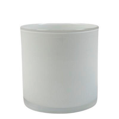 VASE  - Weiß, Basics, Glas (10/10cm)