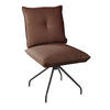 STUHL - Schwarz/Kupferfarben, Design, Textil/Metall (50/90/70cm) - Dieter Knoll