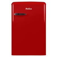 KÜHLSCHRANK 55/86/61,5 cm KS 15610 R  - Rot, Basics, Glas/Metall (55/86/61,5cm) - Amica