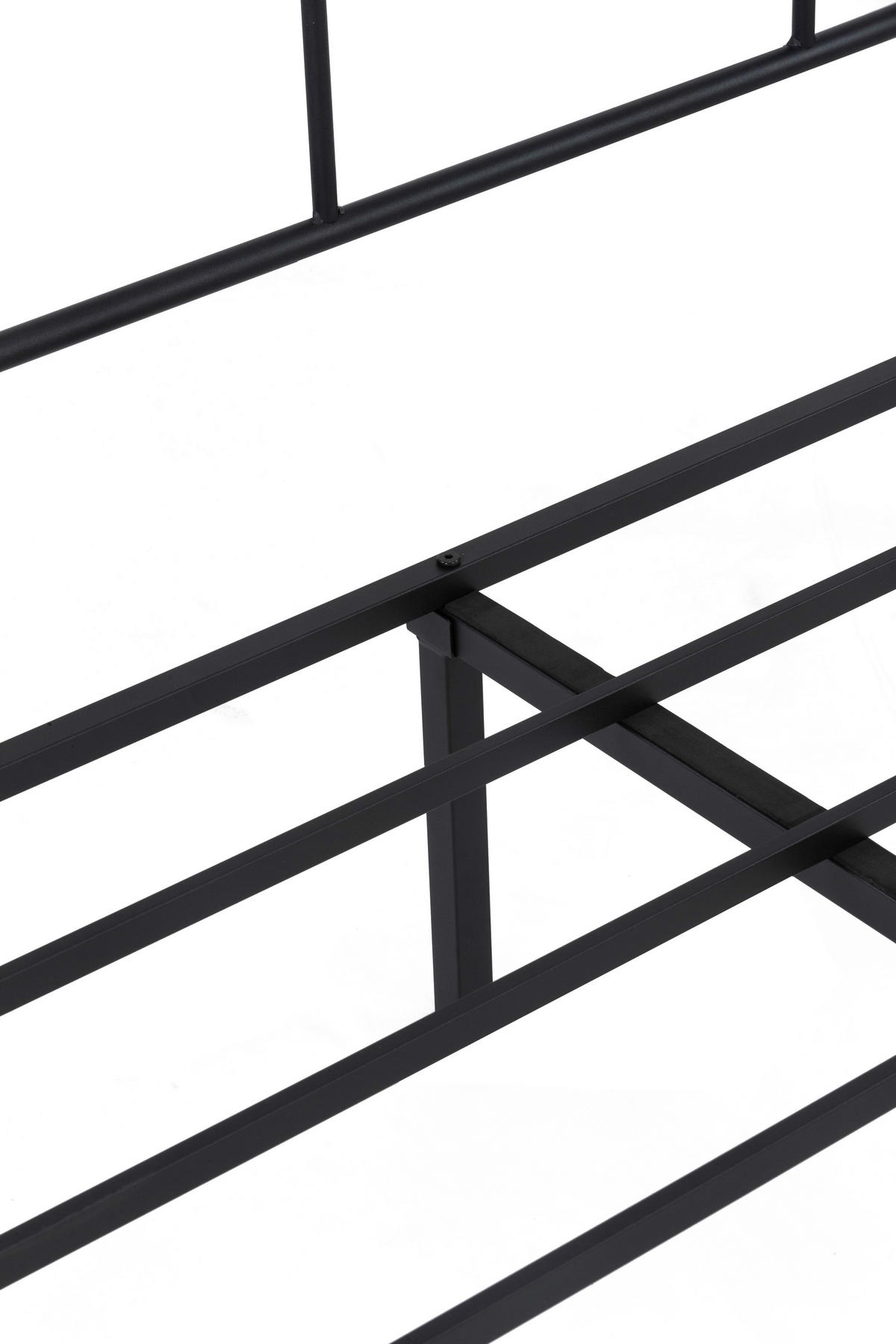 METALLBETT 140/200 cm  in Schwarz  - Schwarz, Basics, Metall (140/200cm) - Boxxx