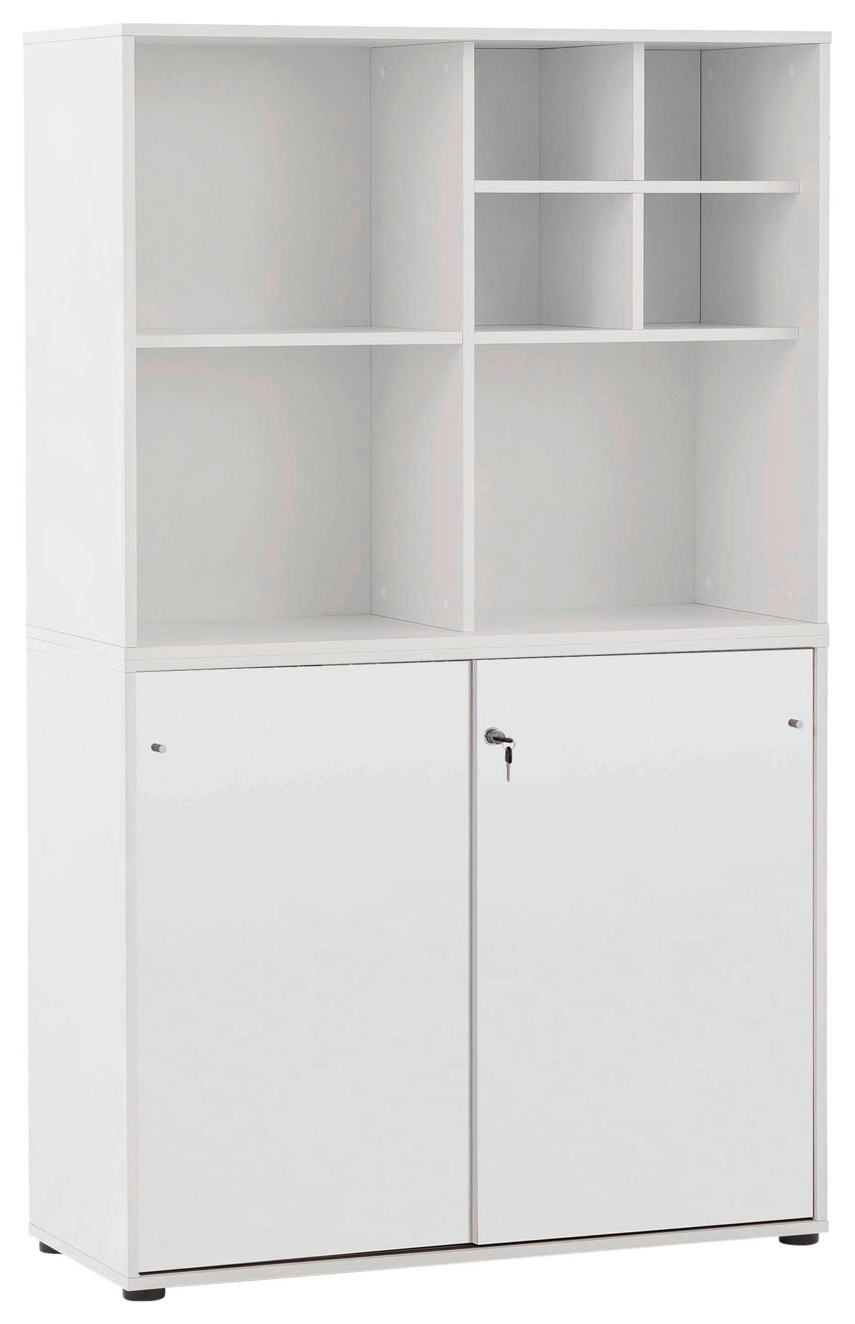 AKTENSCHRANK 100,1/167,2/41 cm  - Weiß, MODERN, Holzwerkstoff (100,1/167,2/41cm) - MID.YOU