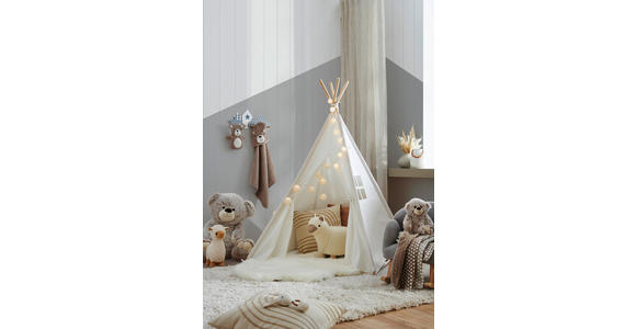 SPIELZELT - Creme, Basics, Holz/Textil (120/120/154cm) - My Baby Lou