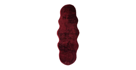 KUNSTFELL 60/180 cm Bordeaux Tierform  - Bordeaux, Basics, Fell/Textil (60/180cm) - Ambia Home