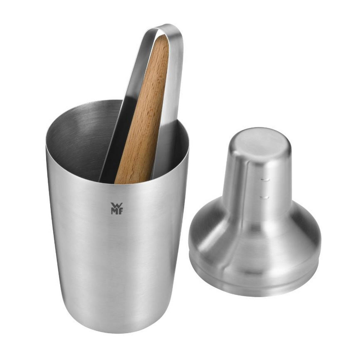 COCKTAIL-SET - Silberfarben/Braun, Design, Holz/Metall (10/10/24cm) - WMF