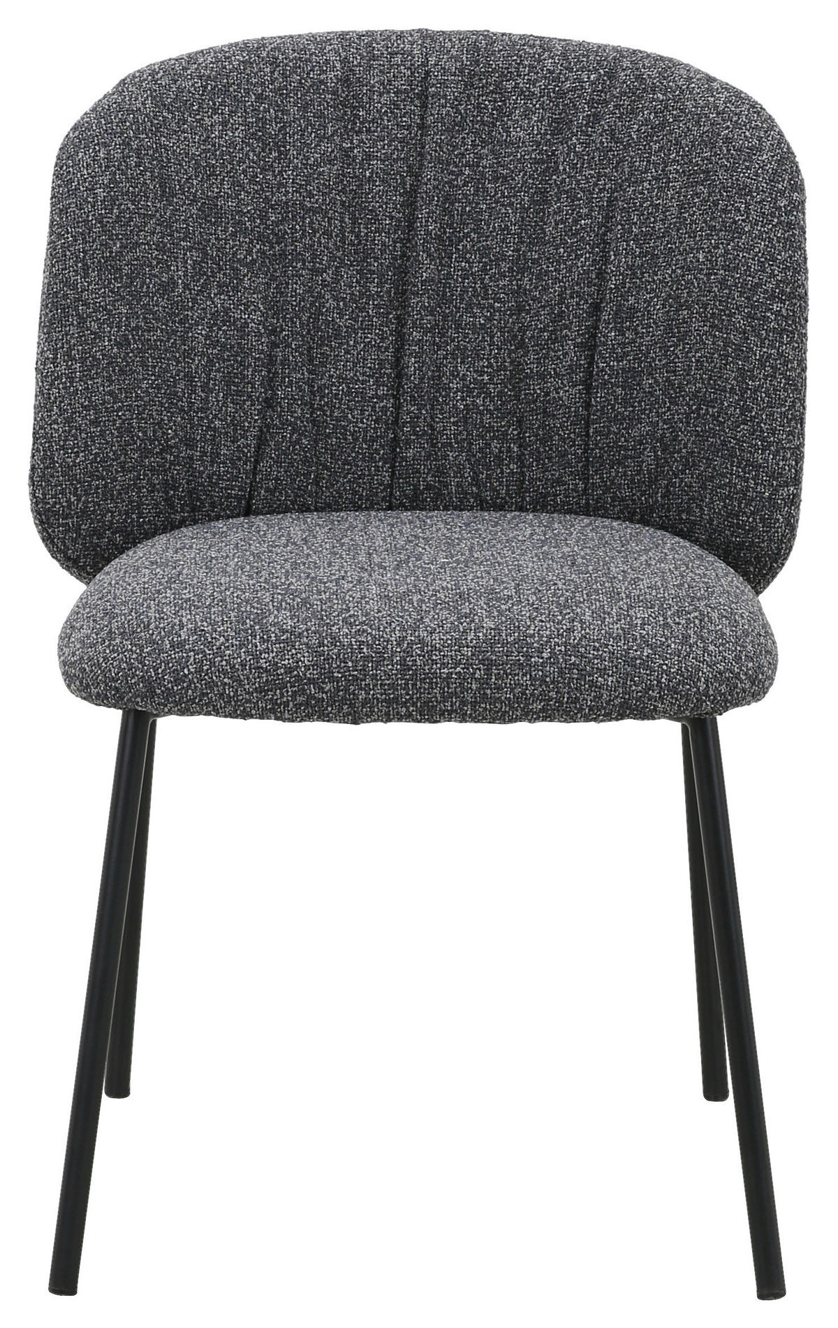 STOL   vävt tyg  - mörkgrå/svart, Modern, metall/textil (48/79/59cm) - Carryhome