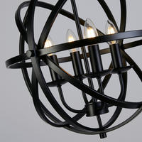 HÄNGELEUCHTE Orbit 46/116 cm   - Schwarz, KONVENTIONELL, Metall (46/116cm) - Searchlight