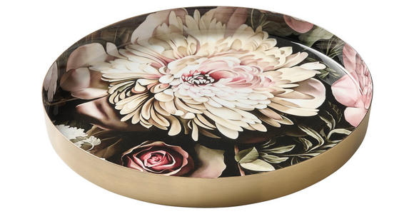 KERZENTELLER - Schwarz, Trend, Metall (20,5/2cm) - Ambia Home