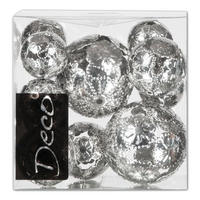 DEKOKUGELSET - Silberfarben, Basics, Metall (0,6kg) - Ambia Home