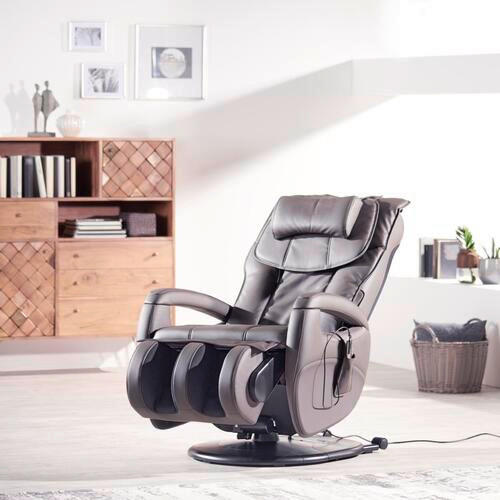 MASSAGESESSEL Lederlook Beige    - Beige, Design, Kunststoff/Textil (80/117/114cm) - Cantus