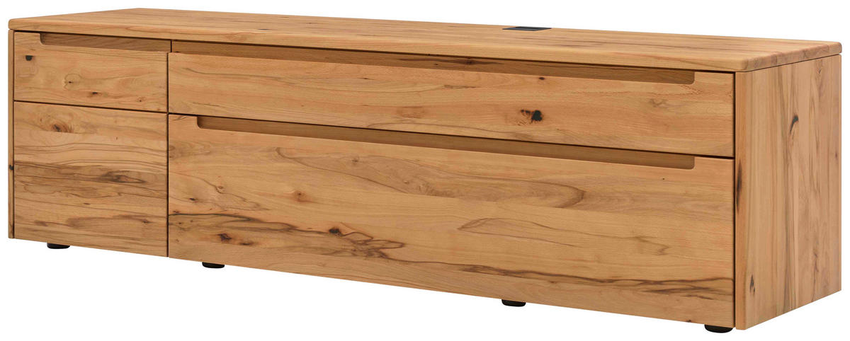 LOWBOARD  in 184,4/53/47,1 cm  - Buchefarben, Natur, Holz (184,4/53/47,1cm) - Valdera