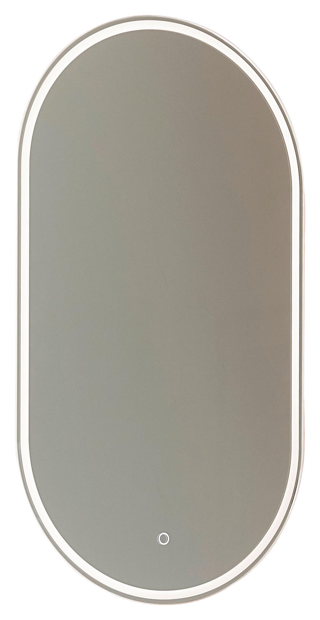 BADEZIMMERSPIEGEL 50/90/3,1 cm  - Silberfarben, Design, Glas (50/90/3,1cm) - Novel