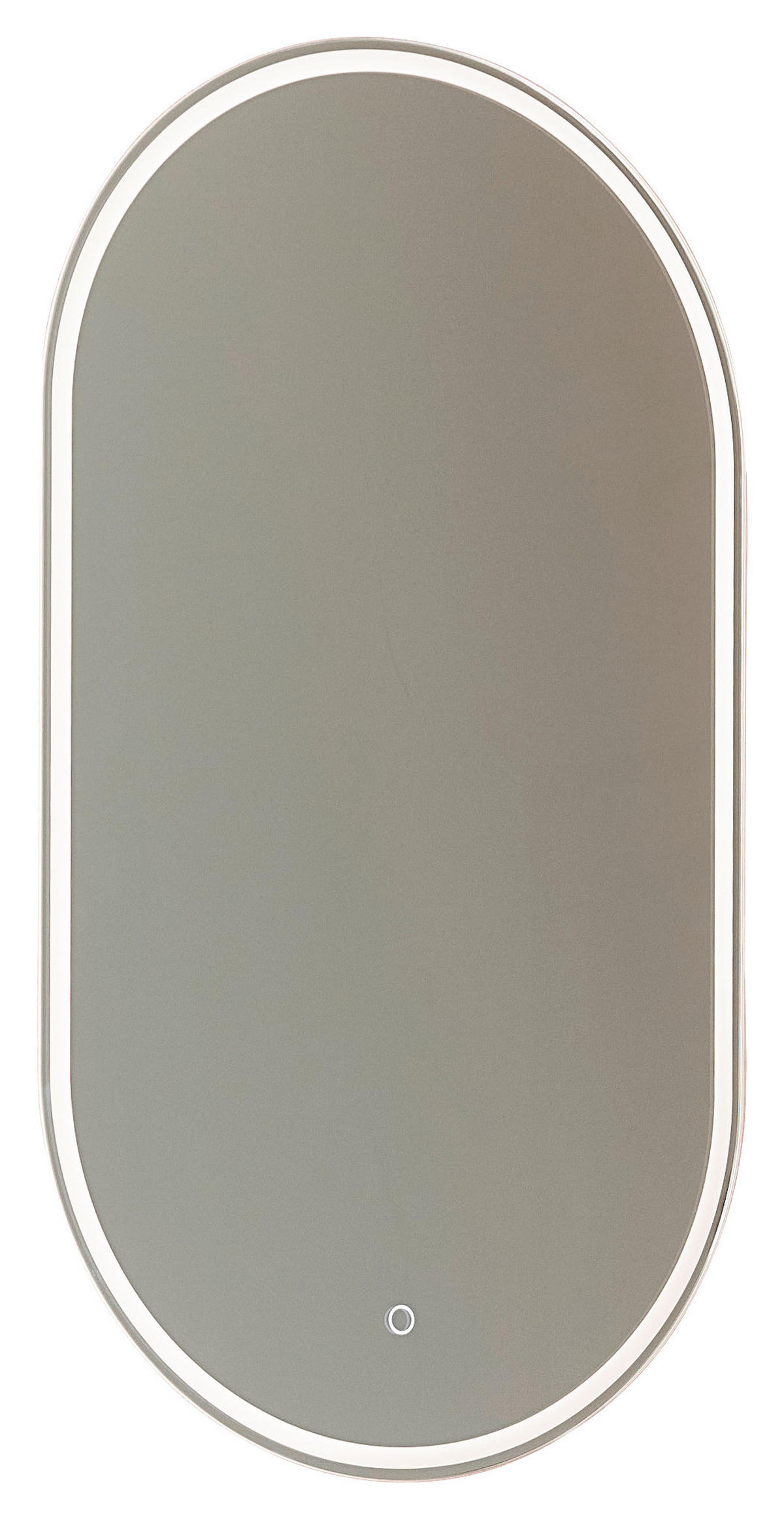 BADEZIMMERSPIEGEL 50/90/3,1 cm  - Silberfarben, Design, Glas (50/90/3,1cm) - Novel