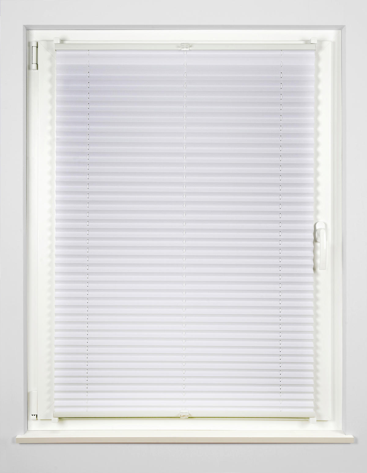 PLISSEE      - Weiß, Basics, Textil (85/130/2,2cm) - Homeware