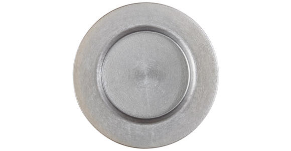 PLATZTELLER Glas - Grau, Glas (32,5/2cm) - Novel