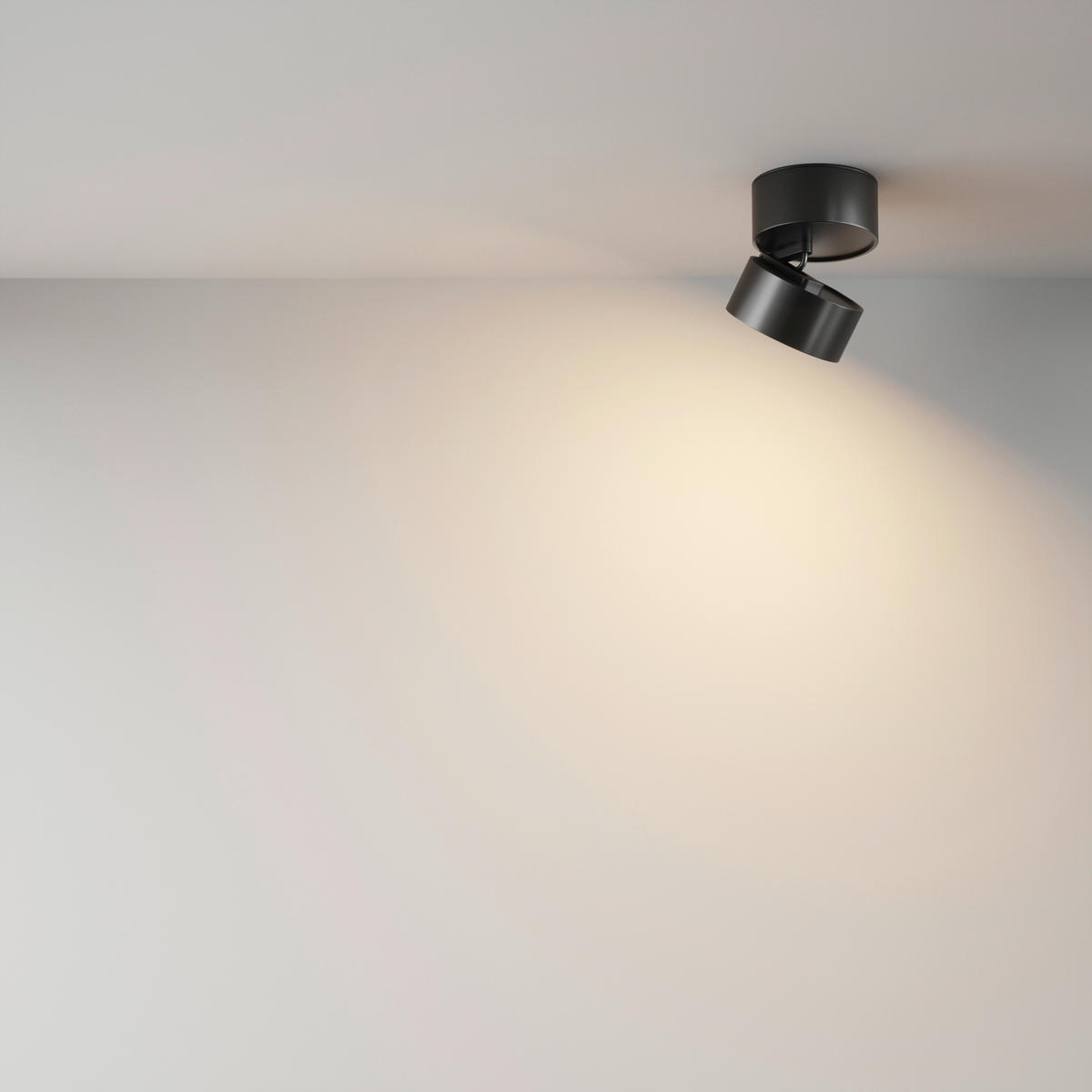 DECKENLEUCHTE  8,5/8 cm    - Schwarz, Basics, Metall (8,5/8cm) - MAYTONI