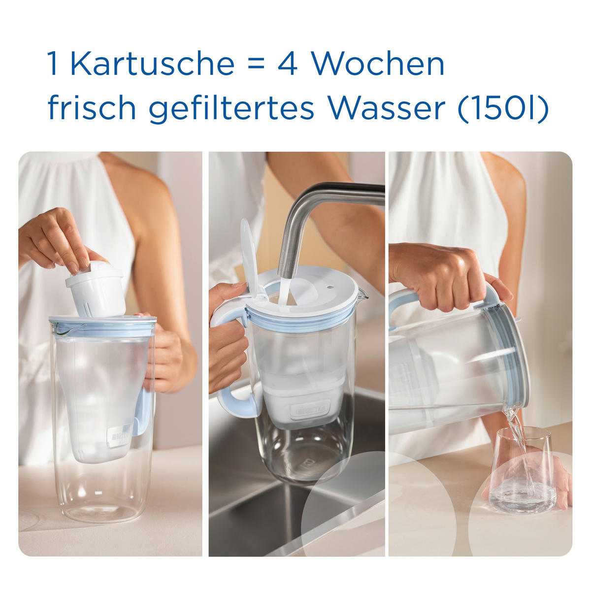 TISCHWASSERFILTER   - Basics, Kunststoff (24,1/11,8/11,5cm) - Brita
