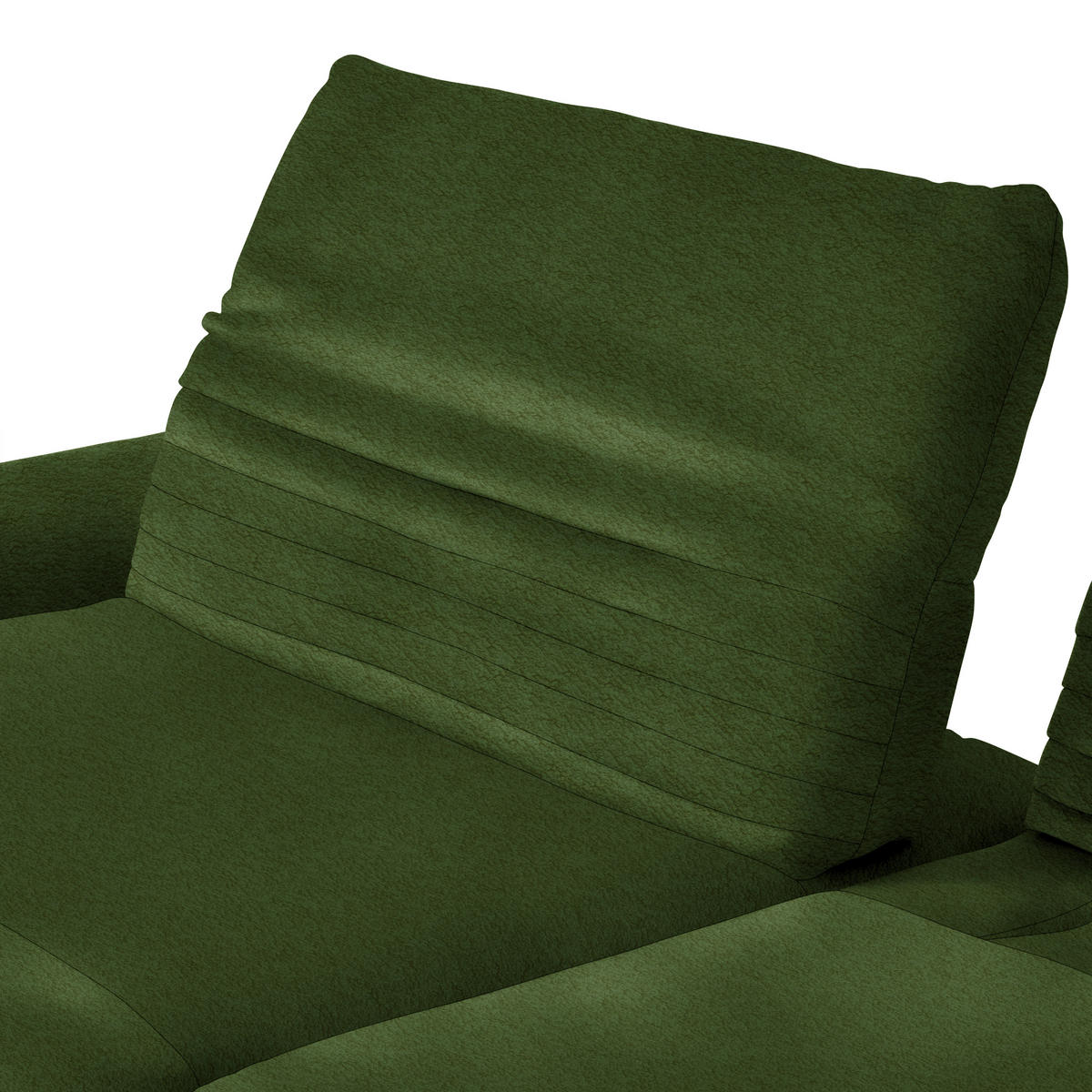 ECKSOFA  in Teddystoff Grün  170-195/280 cm  - Schwarz/Braun, Design, Textil/Metall (170-195/280cm) - Dieter Knoll