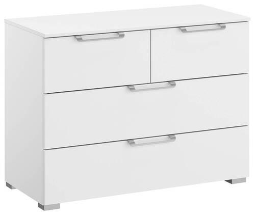 KOMMODE  in 80/61/42 cm  - Silberfarben/Alufarben, Design, Holzwerkstoff/Kunststoff (80/61/42cm) - Novel