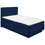 BOXSPRINGBETT 140/200 cm  in Blau  - Blau/Schwarz, KONVENTIONELL, Kunststoff/Textil (140/200cm) - Xora