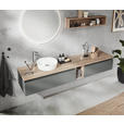 BADEZIMMERSPIEGEL 80/80/3 cm - Silberfarben, Design, Glas (80/80/3cm) - Novel