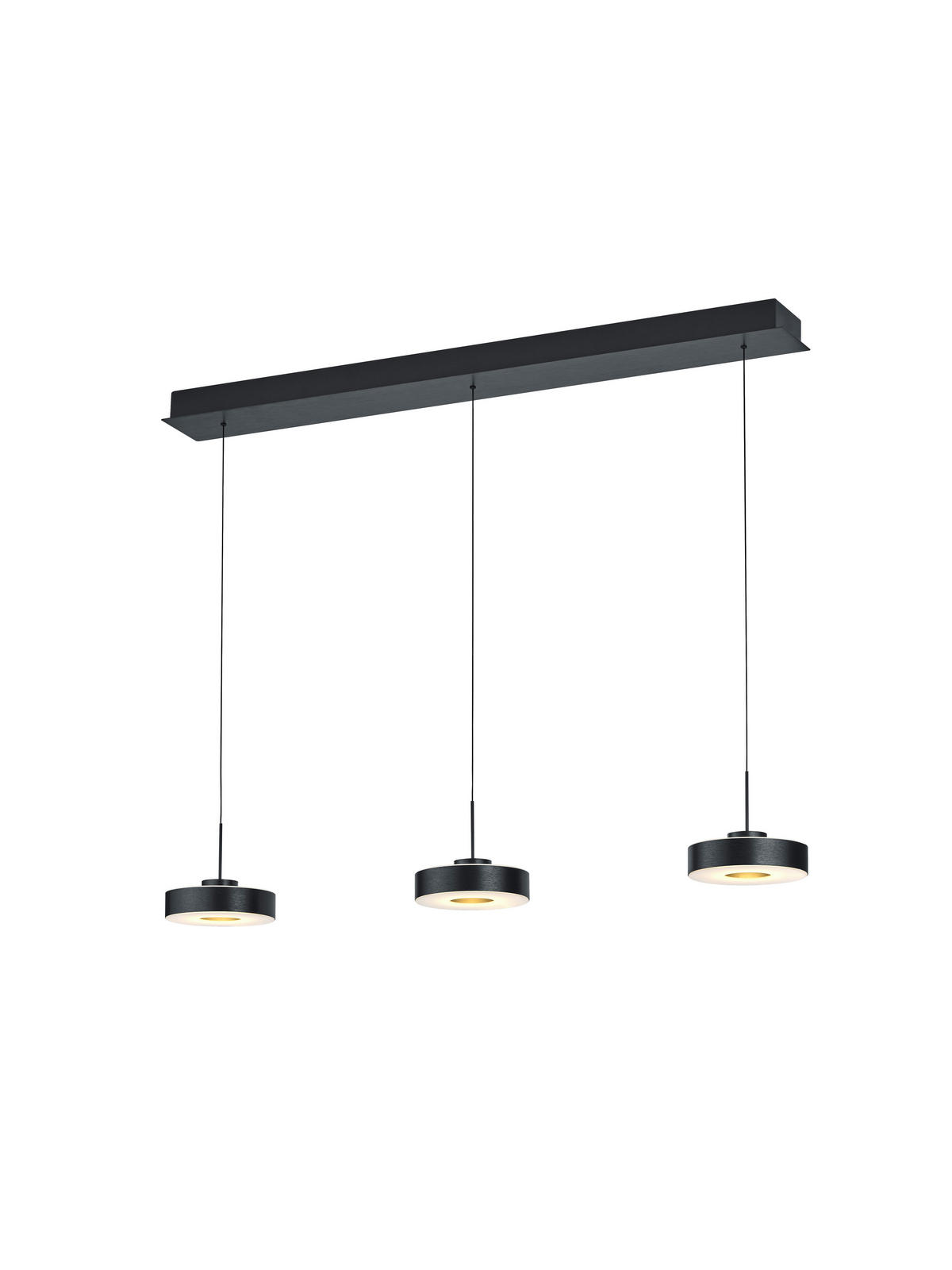 LED-HÄNGELEUCHTE SPENCER 112/18/30-200 cm   - Anthrazit, Design, Metall (112/18/30-200cm) - Hell