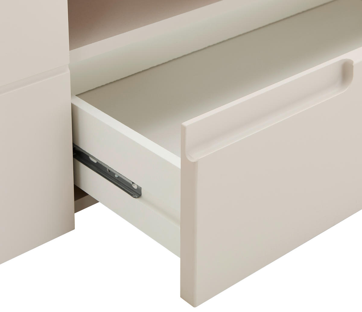 SIDEBOARD Swim 165/80/40 cm 4 Schublade(n)  - Kaschmir/Schwarz, Design, Holzwerkstoff/Kunststoff (165/80/40cm) - MID.YOU