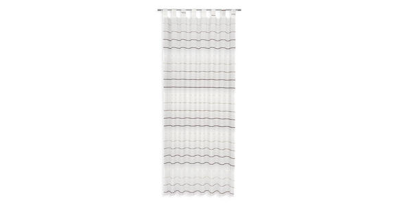 Kombivorhang Melisanda - Beige/Braun, MODERN, Textil (140/255cm) - Luca Bessoni