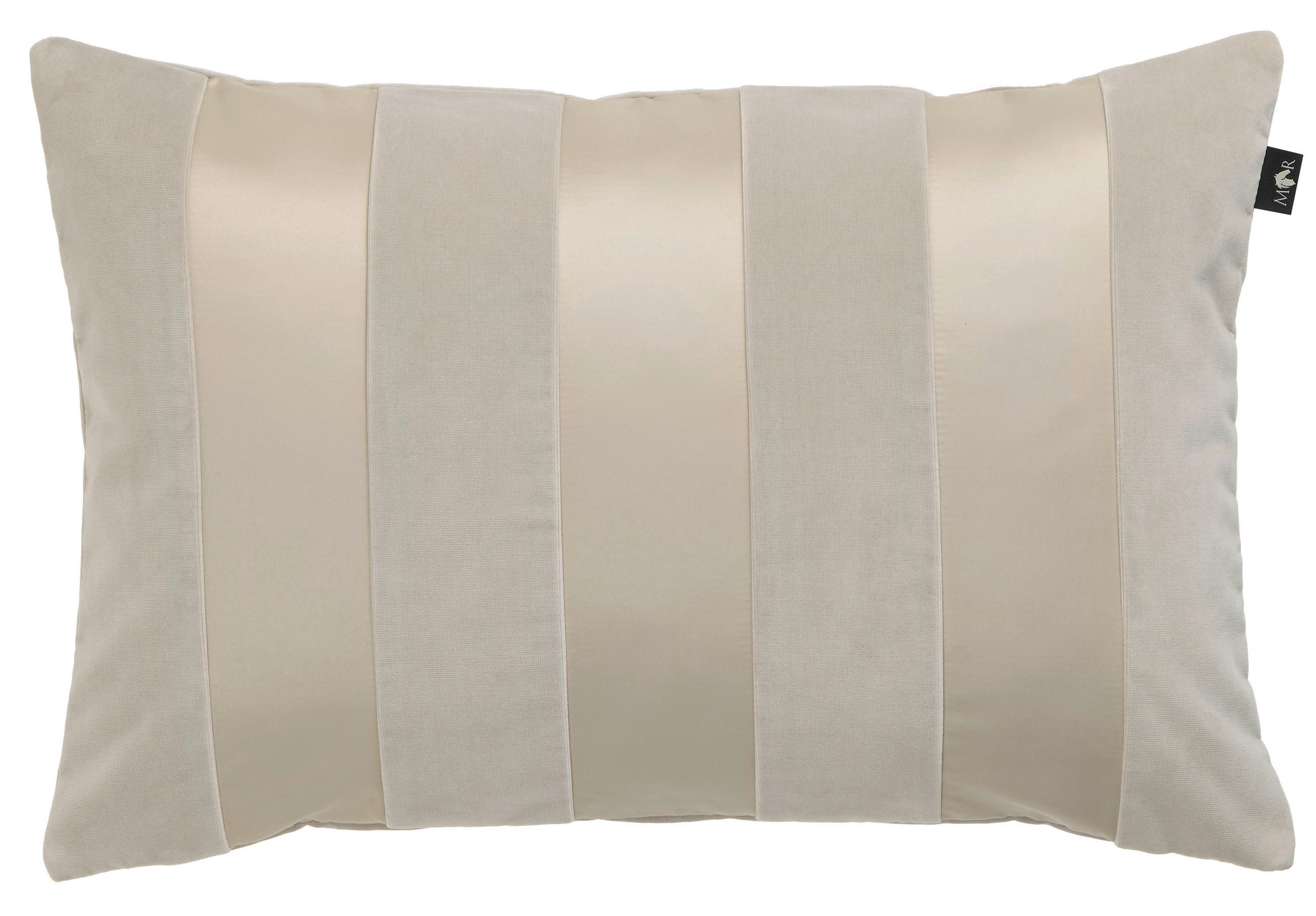 KISSENHÜLLE Marcel.Remus.Design- Valdemossa schwarz 40/60 cm  - Beige/Creme, Design, Textil (40/60cm) - Marcel Remus