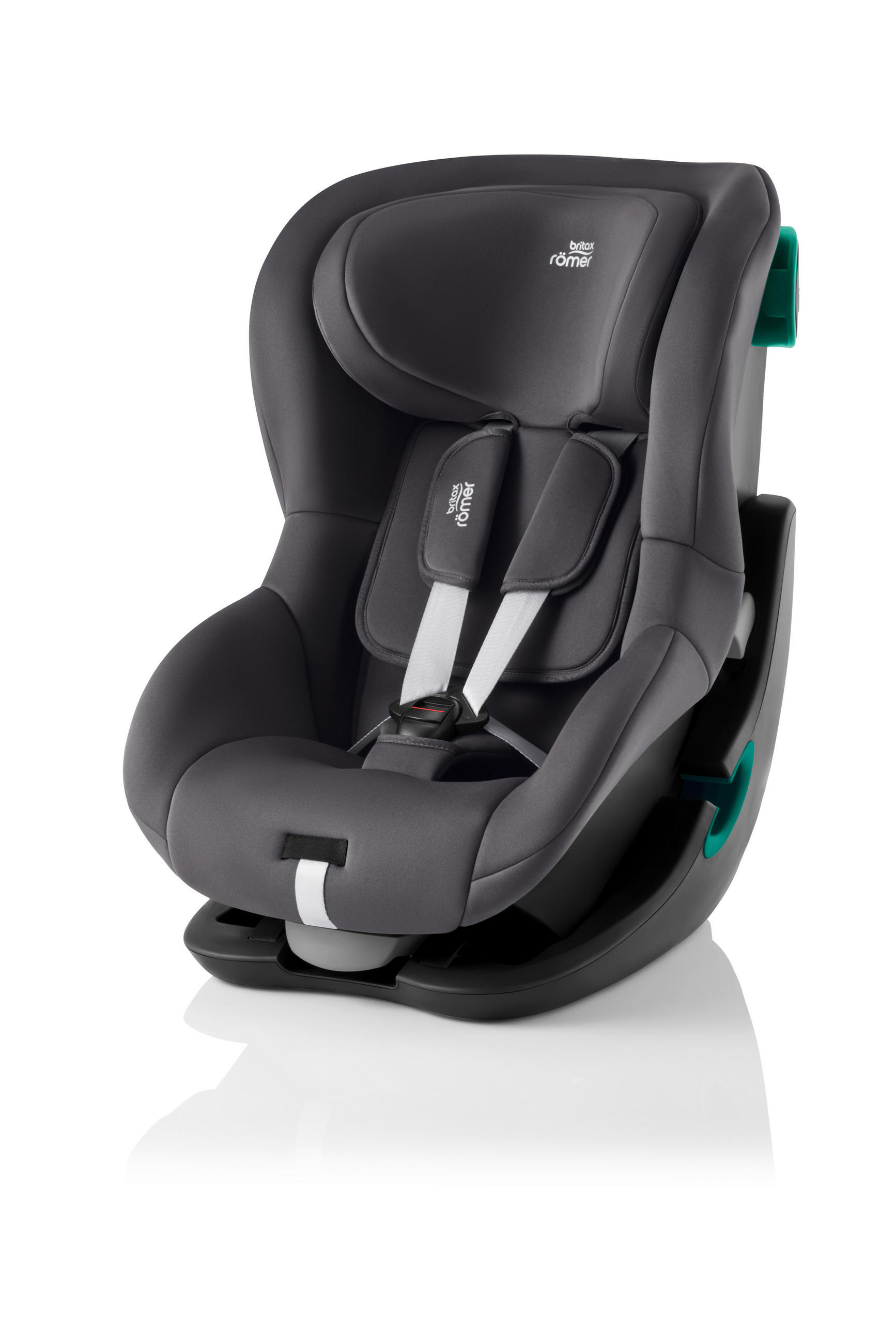 KINDERAUTOSITZ KING PRO  - Dunkelgrau/Grau, Basics, Kunststoff/Textil (45/67/54cm) - Britax Römer
