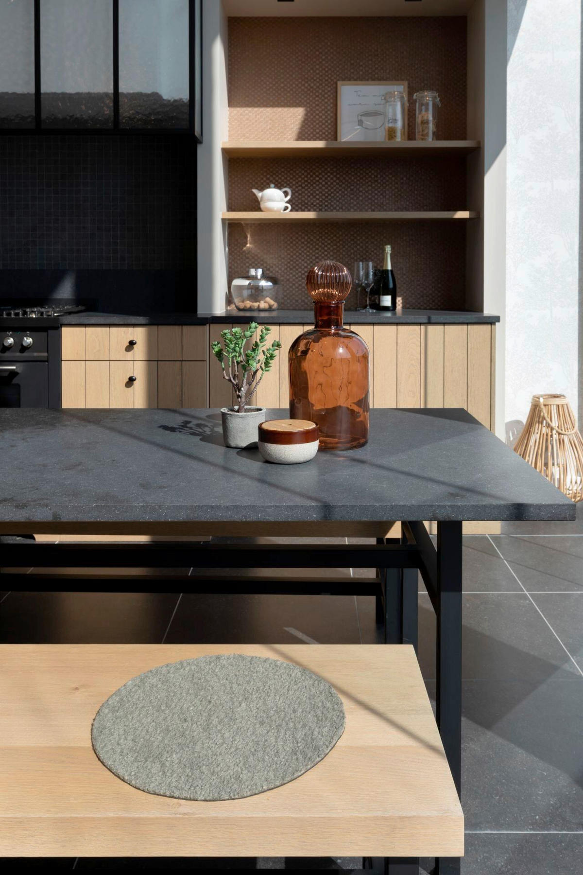 BLAZINA ZA STOL        37/2 cm        - žajbljevo zelena, Basics, tekstil (37/2cm)