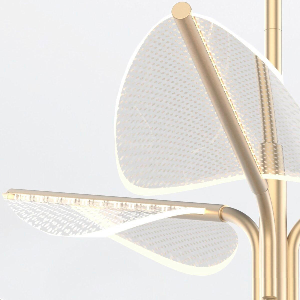 LED-KRONLEUCHTER Alora 44,5/78,7 cm   - Messingfarben, KONVENTIONELL, Kunststoff/Metall (44,5/78,7cm) - Elstead Lighting