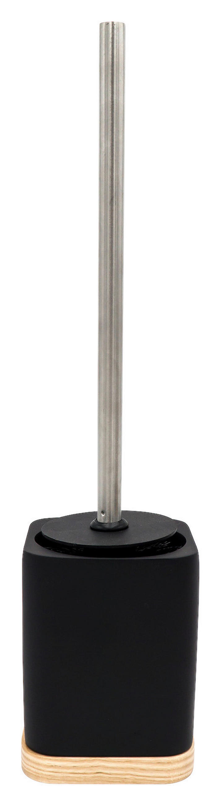 WC KEFA - čierna/prírodná farba, Basics, kov/drevo (9/38/9cm) - Sadena