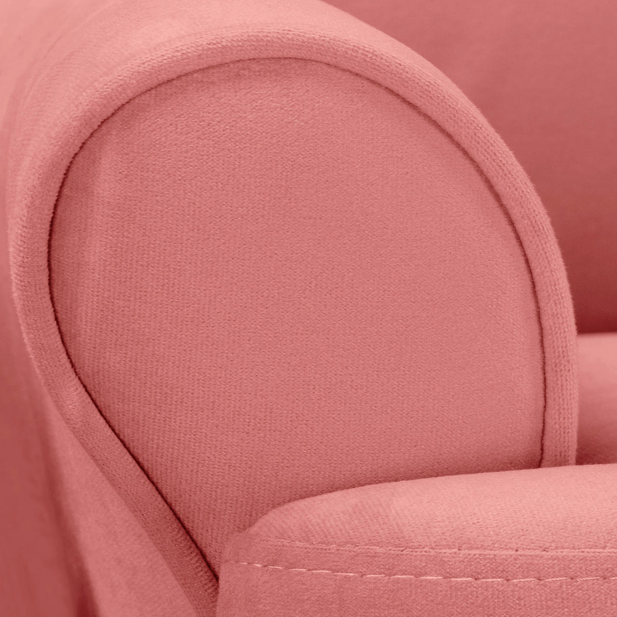 KINDERSESSEL Scandi Mini  - Rosa, Design, Textil (60/74/69cm) - Livetastic